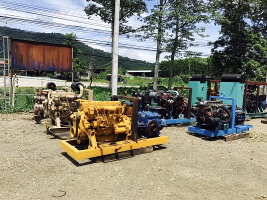 ปั๊มน้ำชนเครื่องยนต์พร้อมใช้งาน