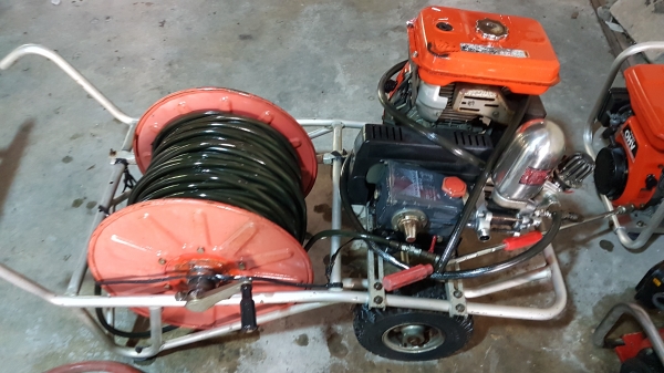 ชุดปั้มอัดฉีดเครื่องยนต์เบนชิล kubota รุ่นใหม่ 6.0แรงม้า พร้อมปั้มฉีดยา maruyama ceramic ขนาด 6หุน สภาพสวย อะไหล่หาง่าย นำเข้าจากญี่ปุ่น ไม่เคยใช้ในไทย ตรวจเช็คไห้พร้อมใช้งาน