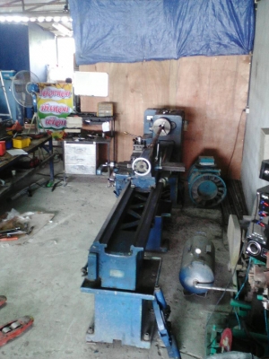 ขายกลึงญี่ปุ่น12ฟุตยันงานได้2.5เมตร3เพลามีเบรคราคาสุดประหยัด