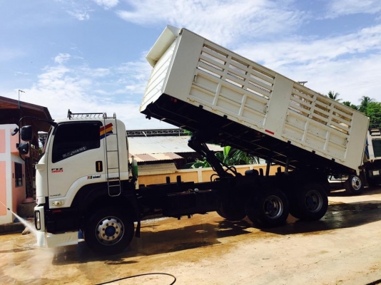 Isuzu 360 แรง ปี 54 ดัมพ์สามมิตร มีระบบล่กพ่วง เครดิตดีใช้เงินดาว์น 200,000 บาท