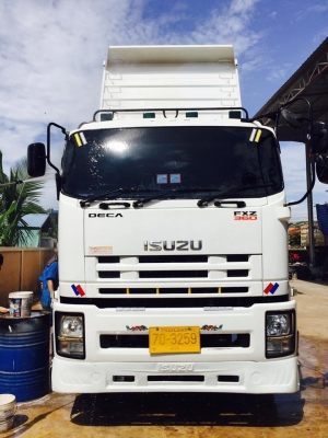 Isuzu 360 แรง ปี 54 ดัมพ์สามมิตร มีระบบล่กพ่วง เครดิตดีใช้เงินดาว์น 200,000 บาท