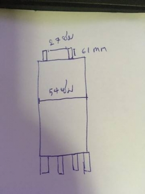 ขายบุ้งกี๋แคบสำหรัญ PC120