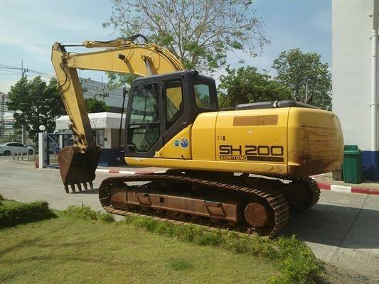 รถขุด Sumitomo SH200-5 สภาพสวยพร้อมใช้งานราคาไม่แพงครับ