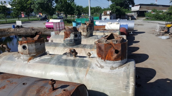 มาแล้วนะครับ ถังน้ำมันใต้ดินแบบหุ้มไฟเบอร์ มีแบบสองห้องด้วยนะครับ มาแล้วนะครับ ถังน้ำมันใต้ดินแบบหุ้มไฟเบอร์ มีแบบสองห้องด้วยนะครับ