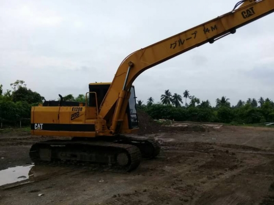 ขาย 595,000 เก่านอก 2 ปี CATTERPILAR  E 120 B บูมยาวพิเศษ 14  เมตร  เครื่องดี ปั้มแรง โช่หนา เอวแน่น ไฟฟ้าครบ รถสวยพร้อมใช้ รถอยู่ จ.นครปฐม 090-772-3710 090-772-3708