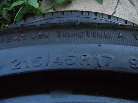 ยางซิ่ง17 Achilles 215-45-17ลงพื้นปี15 เส้นละ375 ยางซิ่ง17 Achilles 215-45-17ลงพื้นปี15 เส้นละ375