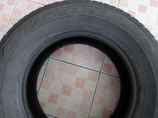 ขายยาง 265-65-17 DUNLOP PT2 กลางปี16 ดอกเต็ม 1ชุด