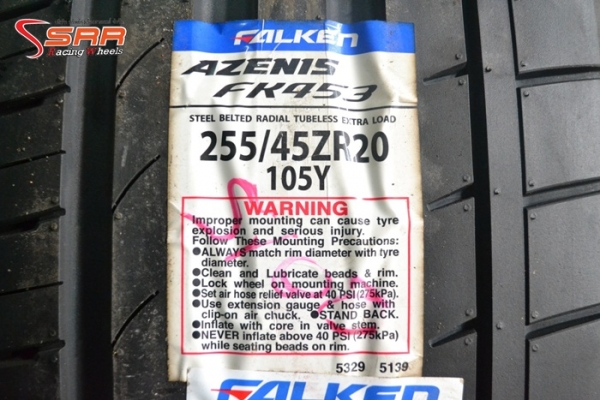 FALKEN FK453 255/45R20 ปี15 ยางญี่ปุ่นเส้นละ 5,500 บาท FALKEN FK453 255/45R20 ปี15 ยางญี่ปุ่นเส้นละ 5,500 บาท