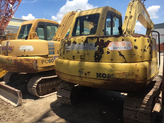 Komatsu PC60-7 #49556 รถขุดนำเข้าจากญี่ปุ่น โทร. 080-6565422 (หนิง)