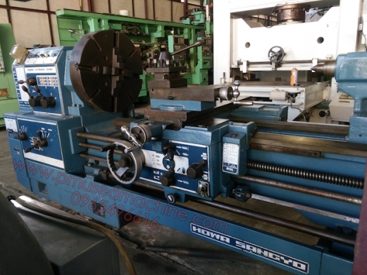 เครื่องกลึง 8 ฟุต ญี่ปุ่น มือสอง (กลึงยาว 1.5 เมตร, สวิง 800มม.)