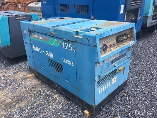 เครื่องลม AIRMAN : PDS175S  7บาร์ 3,569ชม. ตรงจากญี่ปุ่นครับ