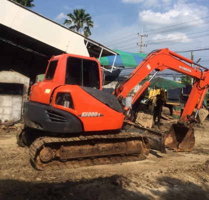 คูโบต้า KX-080  8 ตัน สภาพดีพร้อมใช้งาน 086-8053515