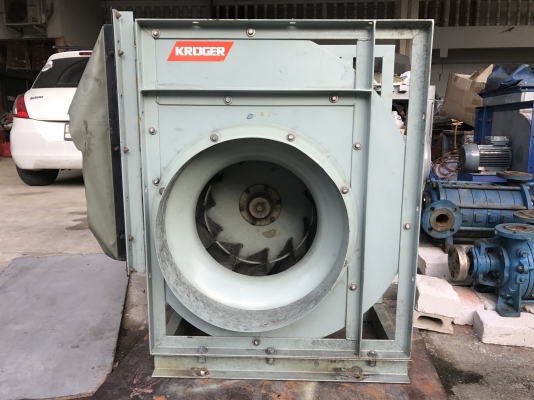 ขายโบวเวอร์ดูด-เป่าอากาศ Kruger พร้อมมอเตอร์ Mitsubishi 25HP. 2800rpm. 380V สภาพสวยมาก หมุนนิ่ม พร้อมใช้งาน มี 2ชุดครับ