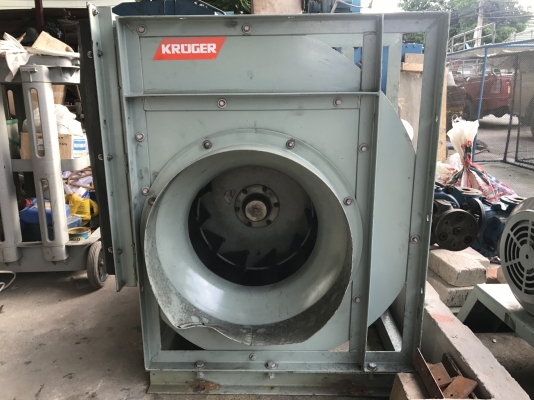 ขายโบวเวอร์ดูด-เป่าอากาศ Kruger พร้อมมอเตอร์ Mitsubishi 25HP. 2800rpm. 380V สภาพสวยมาก หมุนนิ่ม พร้อมใช้งาน มี 2ชุดครับ
