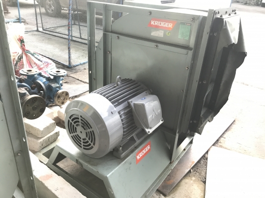 ขายโบวเวอร์ดูด-เป่าอากาศ Kruger พร้อมมอเตอร์ Mitsubishi 25HP. 2800rpm. 380V สภาพสวยมาก หมุนนิ่ม พร้อมใช้งาน มี 2ชุดครับ