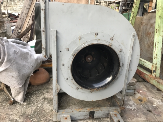 ขายโบวเวอร์ ดูด-เป่าอากาศ Teral centrifugal fan พร้อมมอเตอร์ Teco 15HP. 2800rpm. 380V สภาพสวย หมุนนิ่ม พร้อมใช้งาน