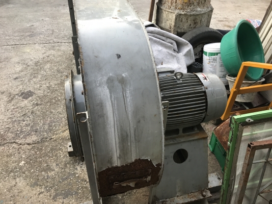 ขายโบวเวอร์ ดูด-เป่าอากาศ Teral centrifugal fan พร้อมมอเตอร์ Teco 15HP. 2800rpm. 380V สภาพสวย หมุนนิ่ม พร้อมใช้งาน
