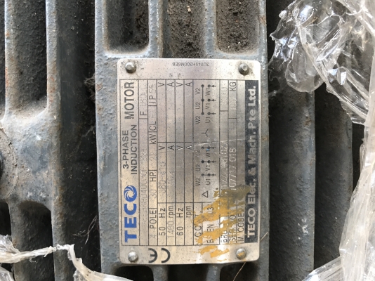 ขายมอเตอร์ 30 แรง 380v.