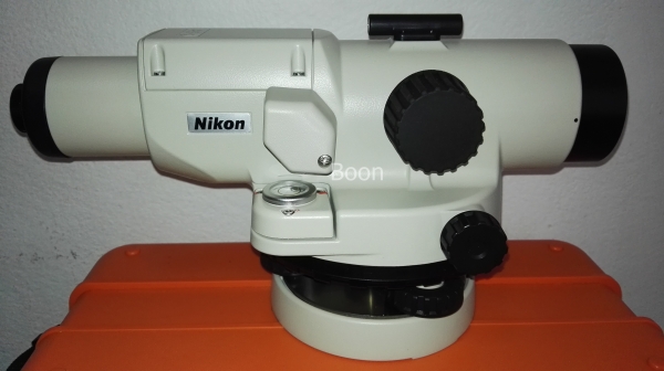 ขายกล้องระดับ NIKON AS-2 34x สภาพเหมือนใหม่ อุปกรณ์ตามรูป ขาใหม่1อัน ไม้สต๊าฟ 5เมตรใหม่ 1อัน