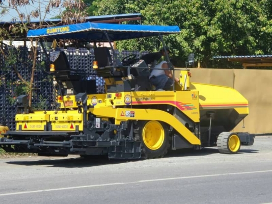 รถปูยาง SUMITOMO HA60 W แทรคยางปูใด้สูงสุด6เมตร รถปูยาง SUMITOMO HA60 W แทรคยางปูใด้สูงสุด6เมตร