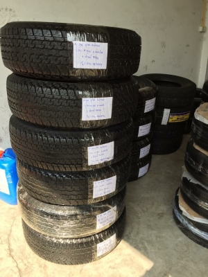 ยาง Bridgestone 245 70 16 สิ้นปี16 มี4ชุด ดอกเต็ม ไม่มีปะ เนื้อนิ่มๆ ใช้ยาว ราคาไม่แพง