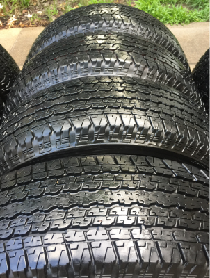 ยาง Bridgestone 245 70 16 สิ้นปี16 มี4ชุด ดอกเต็ม ไม่มีปะ เนื้อนิ่มๆ ใช้ยาว ราคาไม่แพง