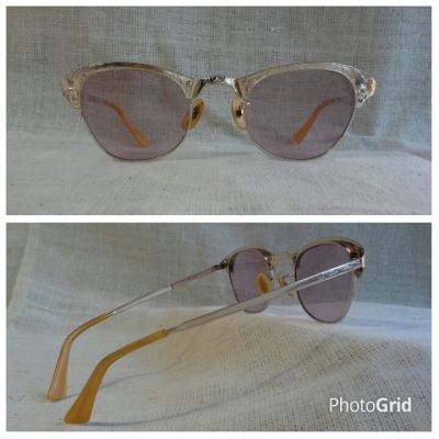 แว่นตาอเมริกันโกลด์ฟิลด์ ยุค '50s 'งานทองแกะลายด้วยมือ' Vintage MC handcrafted in USA 12K แว่นตาอเมริกันโกลด์ฟิลด์ ยุค '50s 'งานทองแกะลายด้วยมือ' Vintage MC handcrafted in USA 12K
