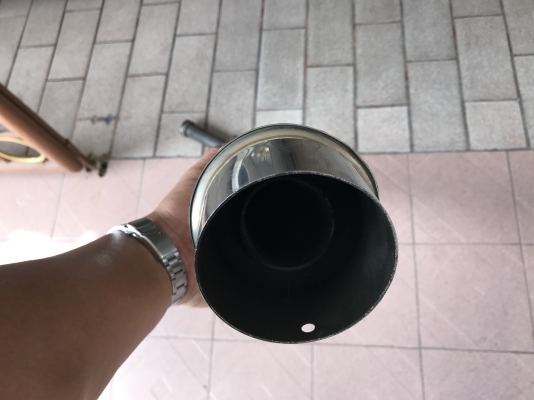 ท่อมอเตอรไซคเก่าญี่ปุ่นเเท้เลสทั้งใบ ไม่ทราบรุ่นสภาพสวย