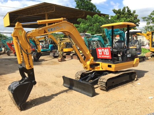 ขายรถขุด MITSUBISHI MM30 ปั้มนิ้ว,คอลโทนน้ำมัน,ระบบไว นอกแท้ เอกสารอินวอย