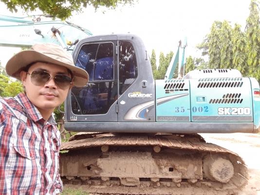รถแบคโฮเบอร์ 2 KOBELCO SK200-8 Yn12 Super ใช้งาน 14,813 ชั่วโมง