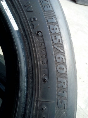 185/60R15  BRIDGESTONE ECOPIA EP-200 สวยๆ 3 เส้น  tel. 081-427-3941