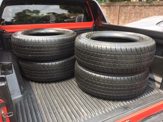 ยาง Bridgestone 265 60 18 ปี16 ดอกเต็ม เนื้อนิ่มๆ ใช้ยาว ราคาไม่แพง