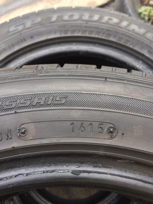 ขายยาง DUNLOP SP TOURING T1 195-55-15 ปี15 ดอกดต็ม ไม่มีตำหนิ ไม่มีปะ ชุดละ 3,500 บาท ขายยาง DUNLOP SP TOURING T1 195-55-15 ปี15 ดอกดต็ม ไม่มีตำหนิ ไม่มีปะ ชุดละ 3,500 บาท