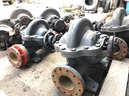 ขายหัวปั้มน้ำแรงเหวี่ยง Split case Peerless pump made in USA มี 2 ขนาด เข้า 8นิ้ว ออก 6นิ้ว กับ เข้า 6นิ้ว ออก 6นิ้ว ใบพัดทองเหลือง สภาพสวย พร้อมใช้งาน หมุนนิ่มทุกตัวครับ มาเลือกชมได้ครับ