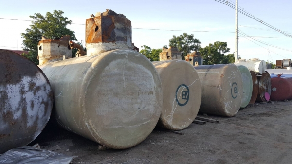 ถังน้ำมัน20000ลิตร หนา6 มิล ทาอีฟ็อกซี่สภาพสวยๆ