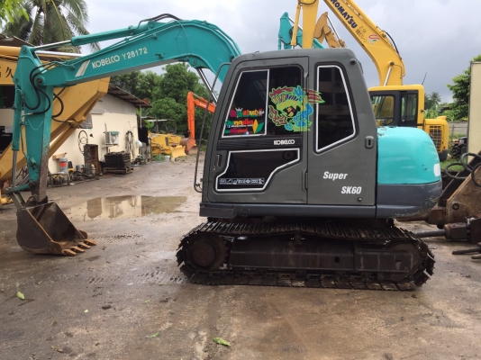 ขายKOBELCO SK60-3  มาร์คไฟว์  ซุปเปอร์  เก่าใน  สภาพสวย  มีลายแย๊ก  ลองระบบกันได้ทุกวัน  โทร  089-3818694  ดวงนภา