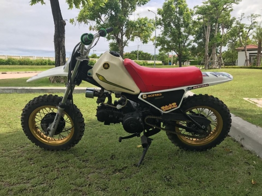 ขาย pw 80. เครื่องเวฟ100. 4เกียร์ แรงๆ ล้อ12 หน้ากว้าง ยางใหม่ หน้าหลัง.