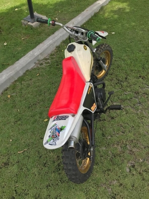 ขาย pw 80. เครื่องเวฟ100. 4เกียร์ แรงๆ ล้อ12 หน้ากว้าง ยางใหม่ หน้าหลัง.