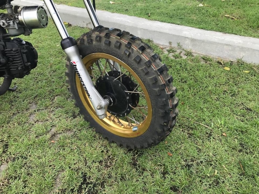 ขาย pw 80. เครื่องเวฟ100. 4เกียร์ แรงๆ ล้อ12 หน้ากว้าง ยางใหม่ หน้าหลัง.