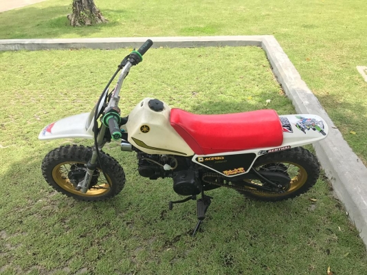 ขาย pw 80. เครื่องเวฟ100. 4เกียร์ แรงๆ ล้อ12 หน้ากว้าง ยางใหม่ หน้าหลัง.