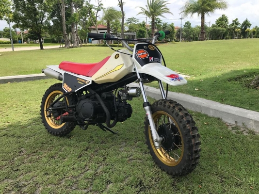 ขาย pw 80. เครื่องเวฟ100. 4เกียร์ แรงๆ ล้อ12 หน้ากว้าง ยางใหม่ หน้าหลัง.