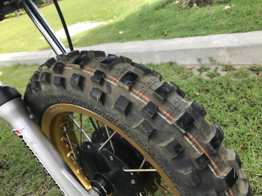 ขาย pw 80. เครื่องเวฟ100. 4เกียร์ แรงๆ ล้อ12 หน้ากว้าง ยางใหม่ หน้าหลัง.