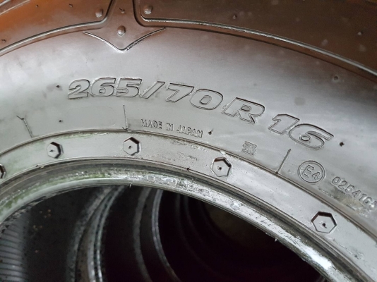 ยาง NITTO 265/70/16ปี14