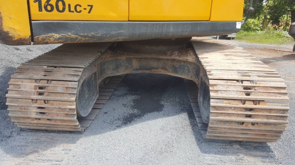 ขาย แบคโฮ HYUNDAI 160 LC - 7 ปี 57 ใช้งานแค่ 7,000 ชม. เครื่องแน่น ปั้มดี ช่วงล่างเต็ม แอร์หนาว เอกสารใบแจ้งจำหน่าย