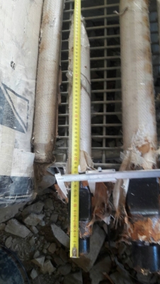 เข็มเจาะคอนกรีต ใช้สำหรับรถขุดเล็ก  โต52mm ยาว60cm  ขายราคา5,500 บาท