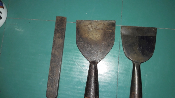 ขายสิ่วขนาดใหญ่ชุด3ตัว งานเก่ามือสองสภาพดี3ขนาด