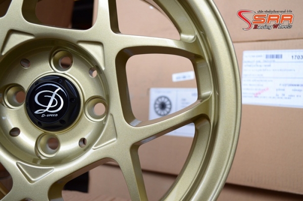 SPEED 5 ขอบ15X7 ET+38 4X100 YLGD