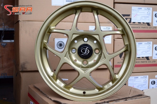 SPEED 5 ขอบ15X7 ET+38 4X100 YLGD