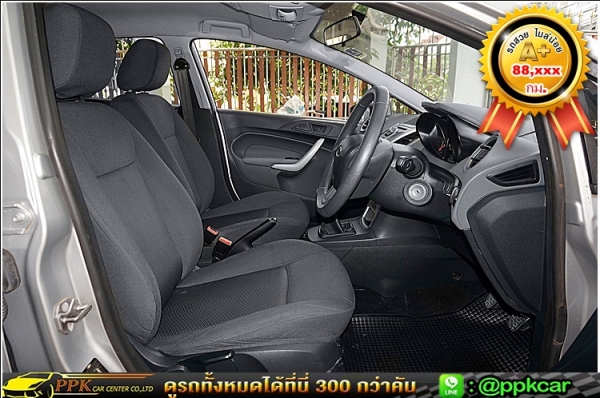 2011 FORD FIESTA 1.4 E20 สีบรอนซ์เงิน เกียร์ธรรมดา