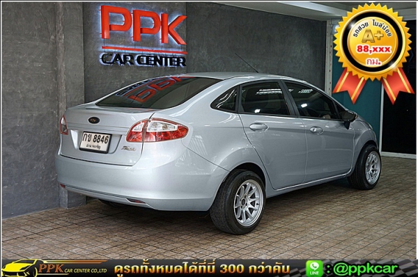 2011 FORD FIESTA 1.4 E20 สีบรอนซ์เงิน เกียร์ธรรมดา